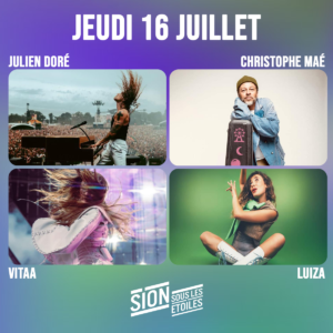 Sion sous les étoiles - Jeudi 16 juillet
