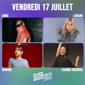 Sion sous les étoiles - Vendredi 17 juillet